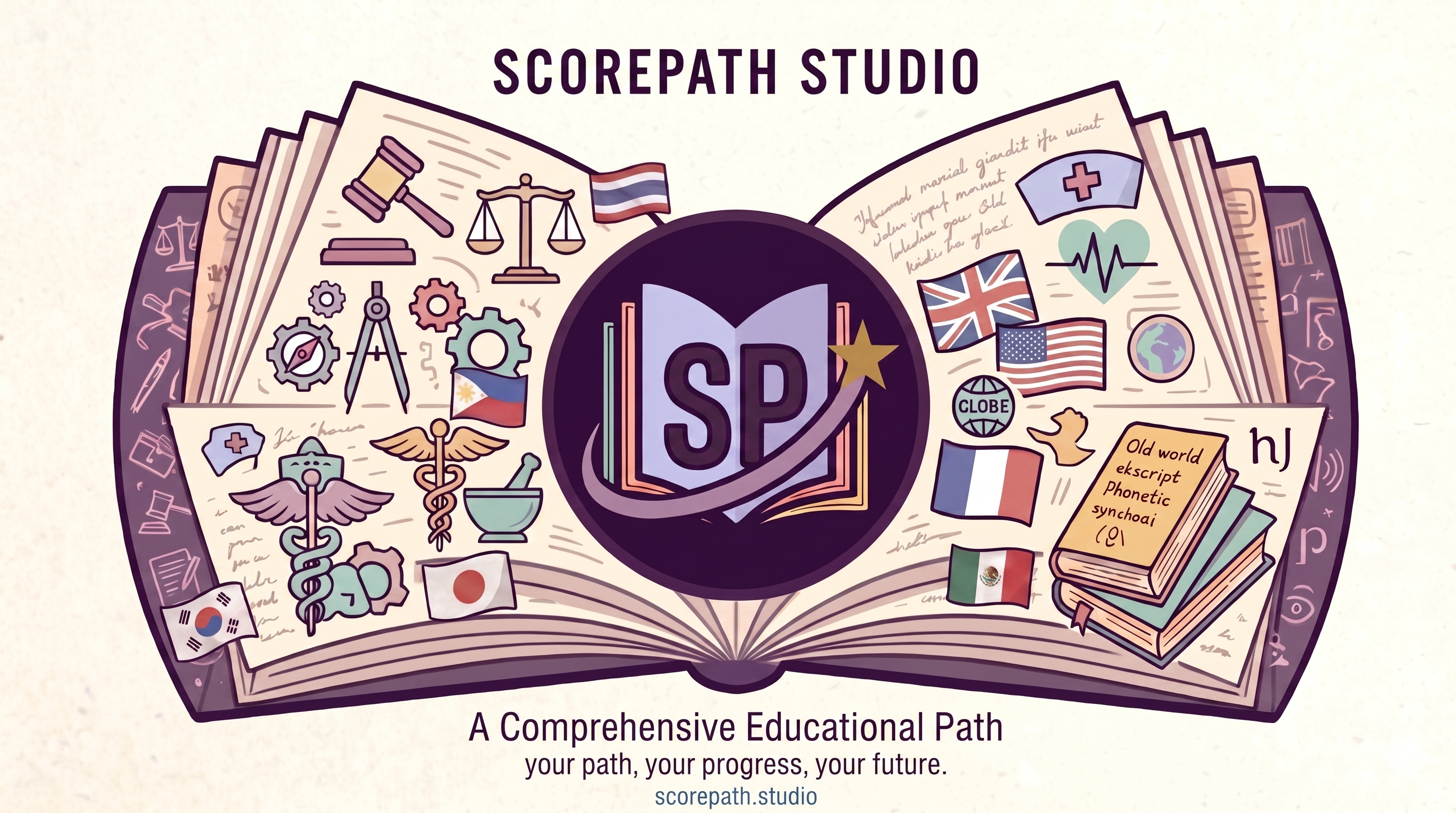 Score Path Studio — A Comprehensive Educational Path. Your path, your progress, your future.